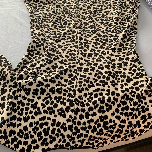 Black and cream spotted dress size 10 - Picture 1 of 5